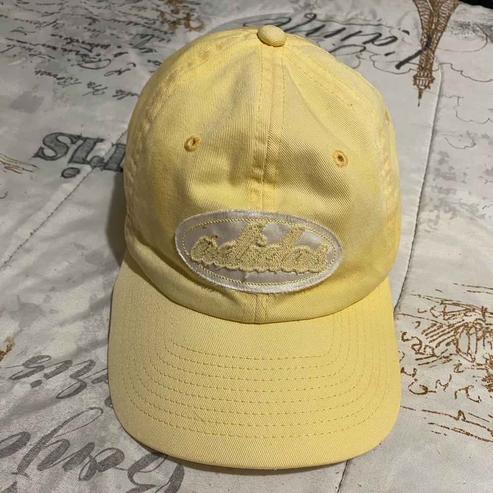 Adidas Baseball Cap Adjustable Strap Yellow One Size Fits All